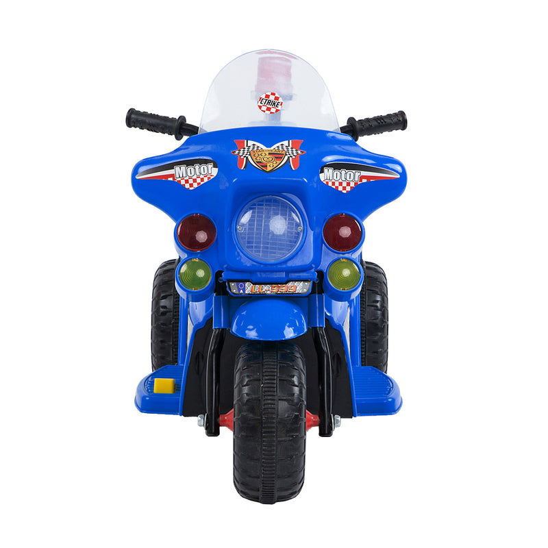 Children's Electric Ride-on Motorcycle (Blue) Rechargeable, Up To 1Hr