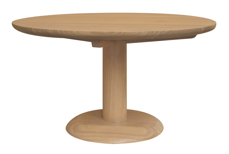 Oslo Round Solid Mindi Coffee Table (Natural)