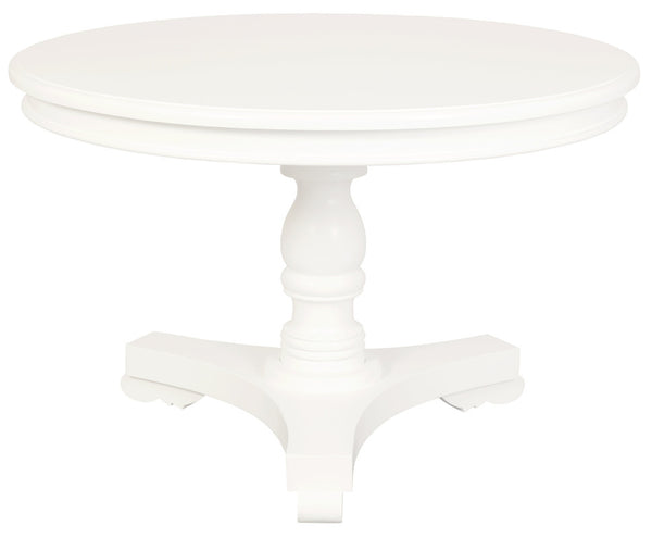 Tasmania Round Dining Table 120 cm (White)