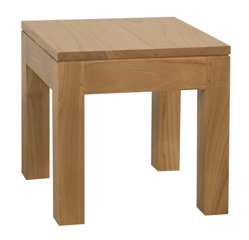 Amsterdam Solid Timber Lamp Table (Natural)