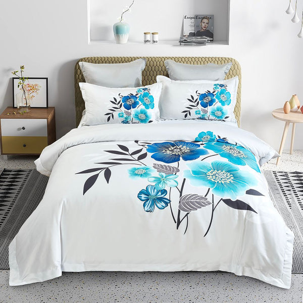 Braithe Floral Quilt Cover Set - Super King Size