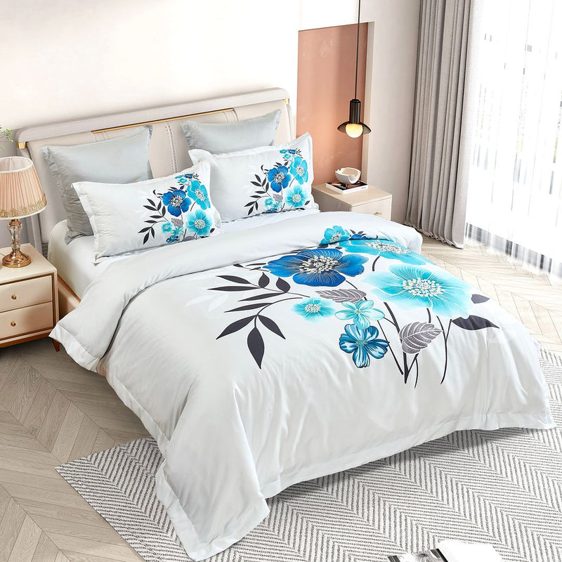 Braithe Floral Quilt Cover Set - Super King Size