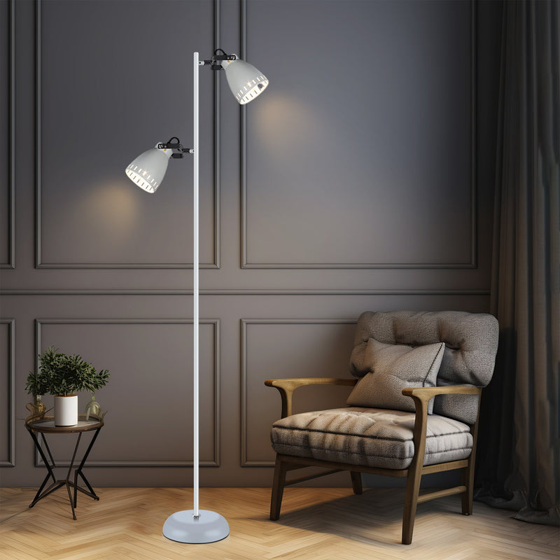 Audrey Floor Lamp - White