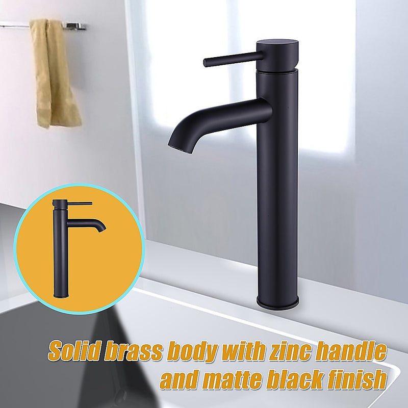 Tall Basin Mixer Tap Faucet -Kitchen Laundry Bathroom Sink