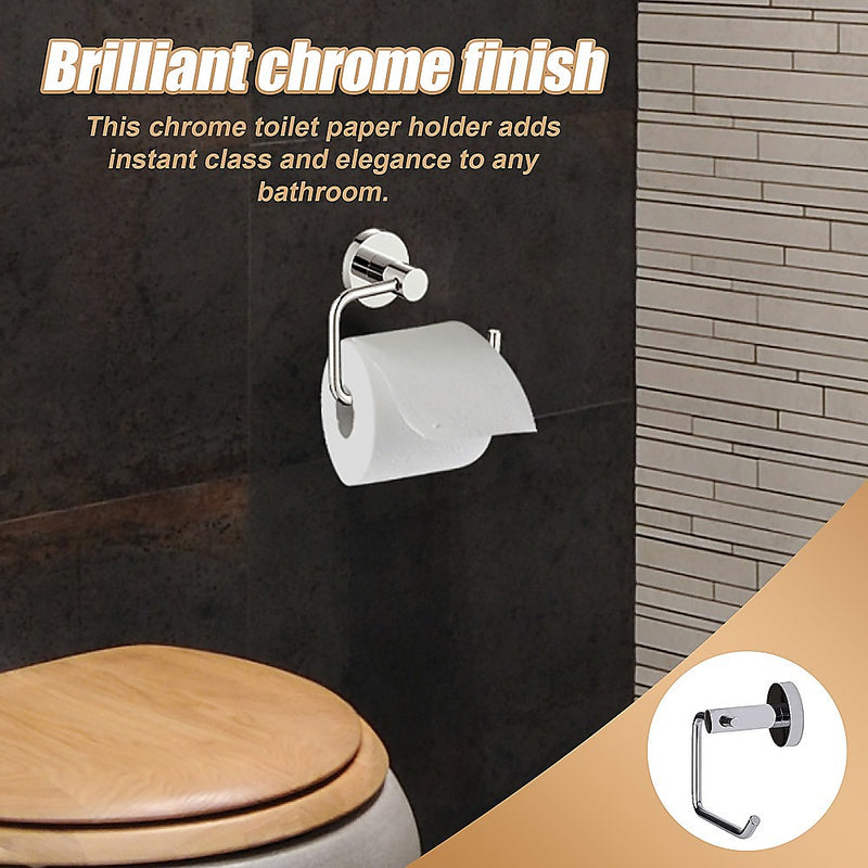 Classic Chrome Toilet Paper Holder Bathroom