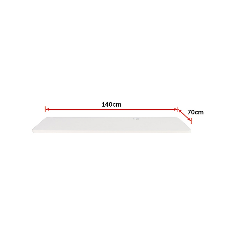 Office Home Computer Desk Table Top with Cable Hole