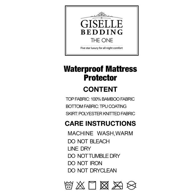 Giselle Bedding Mattress Protector Double