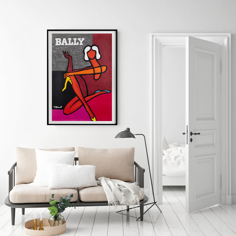 Wall Art 90cmx135cm Fashion Woman Black Frame Canvas