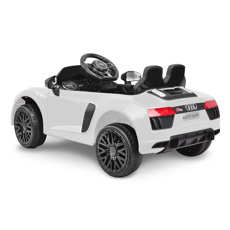 Kahuna R8 Spyder Audi Licensed Kids Electric Ride On Car Remote Control - White