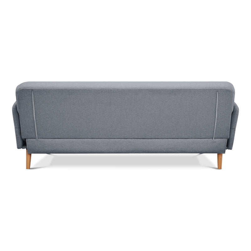 Brianna 3 + 2 Seater Sofa Fabric Uplholstered Lounge Couch - Light Grey