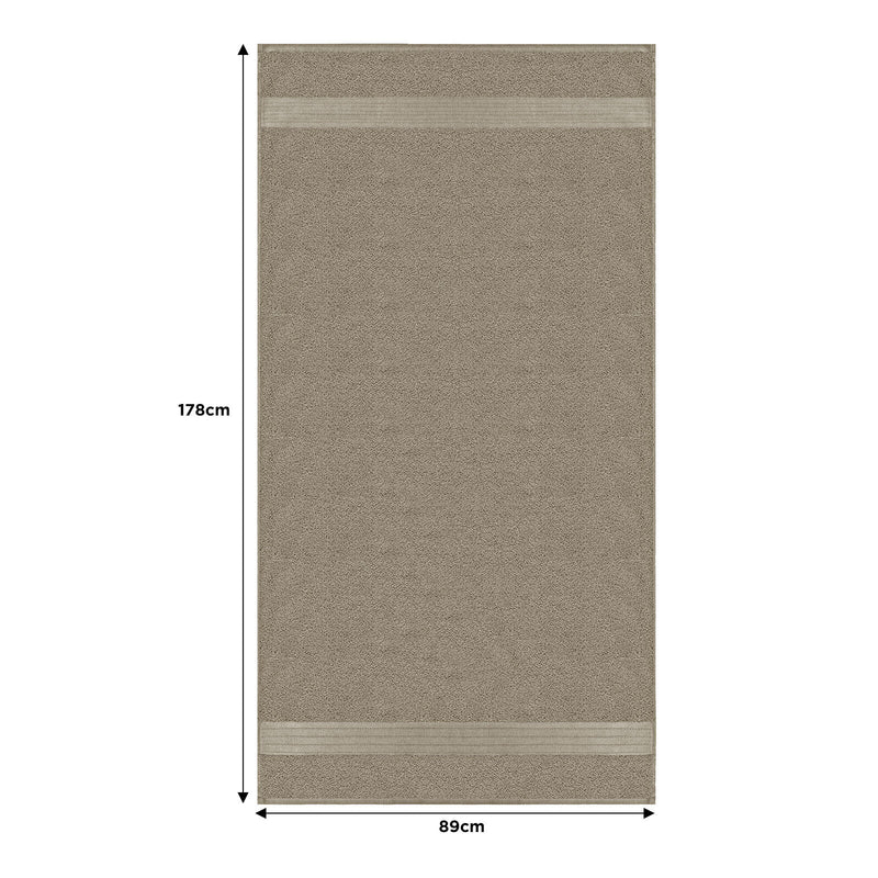 Linenland Extra Large Bath Sheet Towel 89 x 178cm - Sandstone