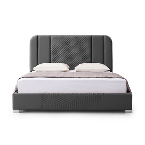 Halcyon Bed Frame Air Leather Padded - Queen