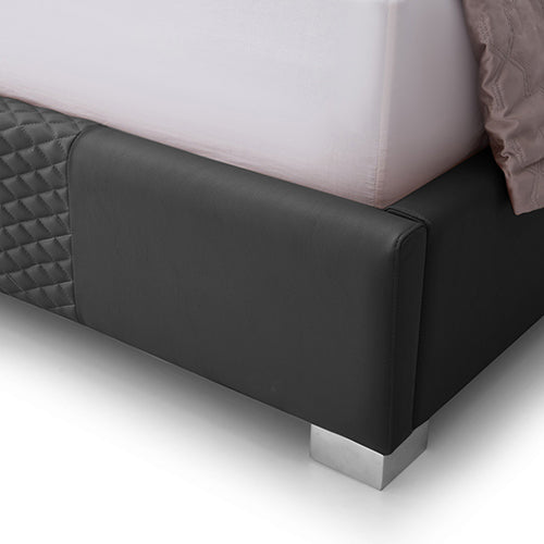 Halcyon Bed Frame Air Leather Padded - Queen