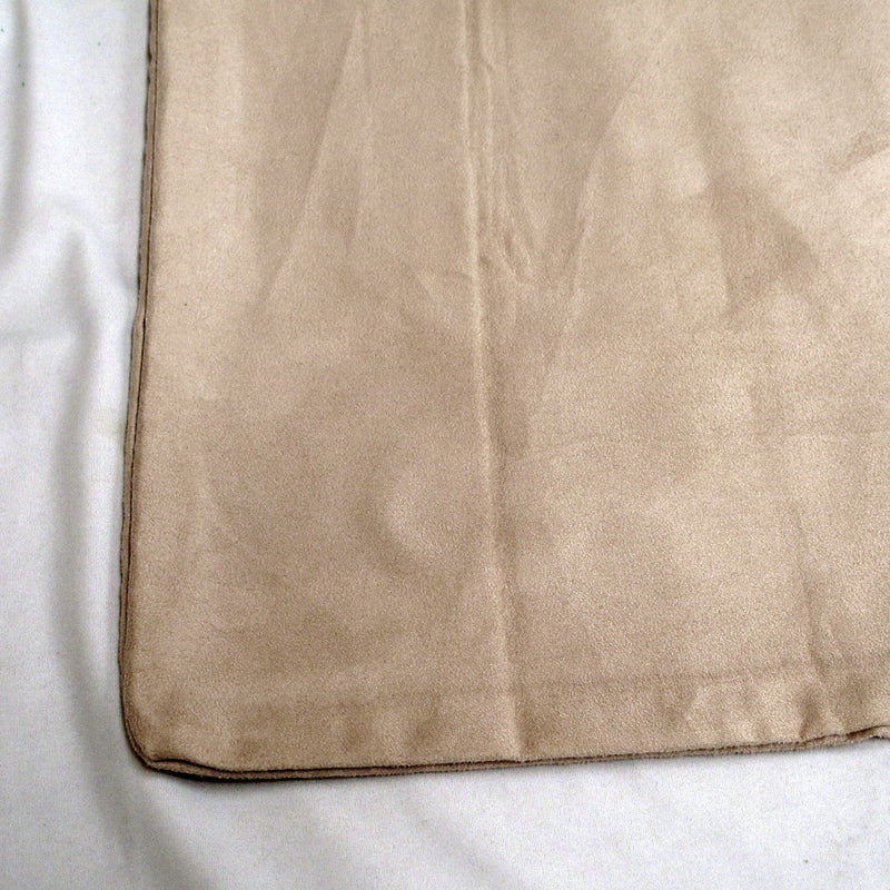 Polyester Faux Suede Cushion Cover Linen