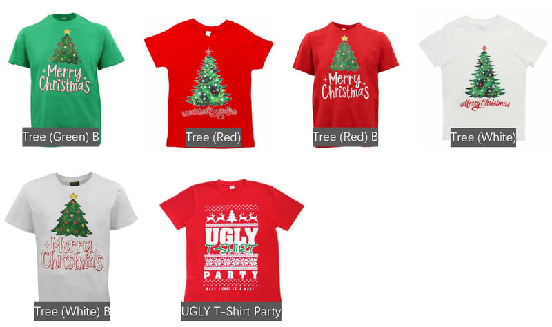 New Funny Adult Xmas Christmas T Shirt Tee Mens Womens 100% Cotton Jolly Ugly, Tree (Green), XS