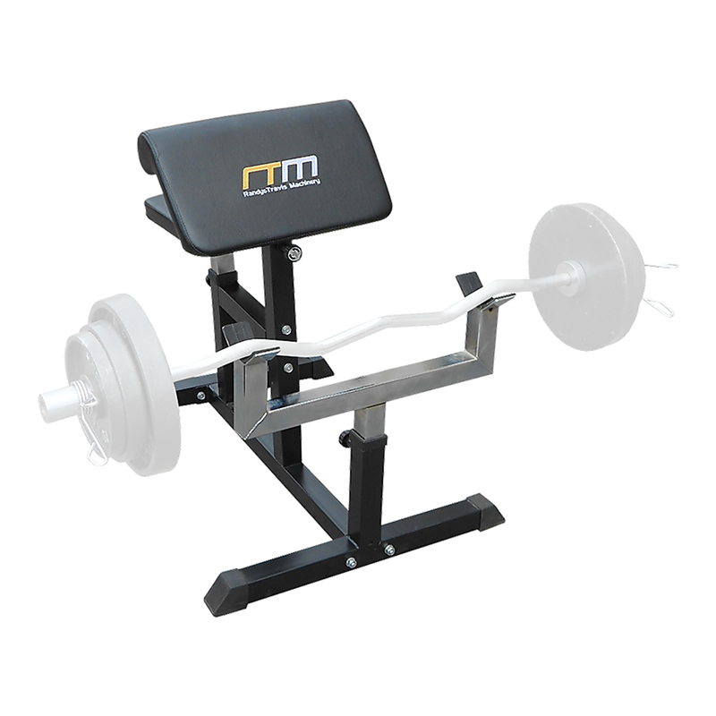 Preacher Curl Bench Weights Commercial Bicep Arms