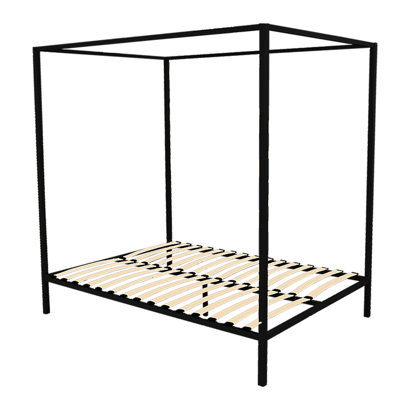 4 Four Poster Queen Bed Frame