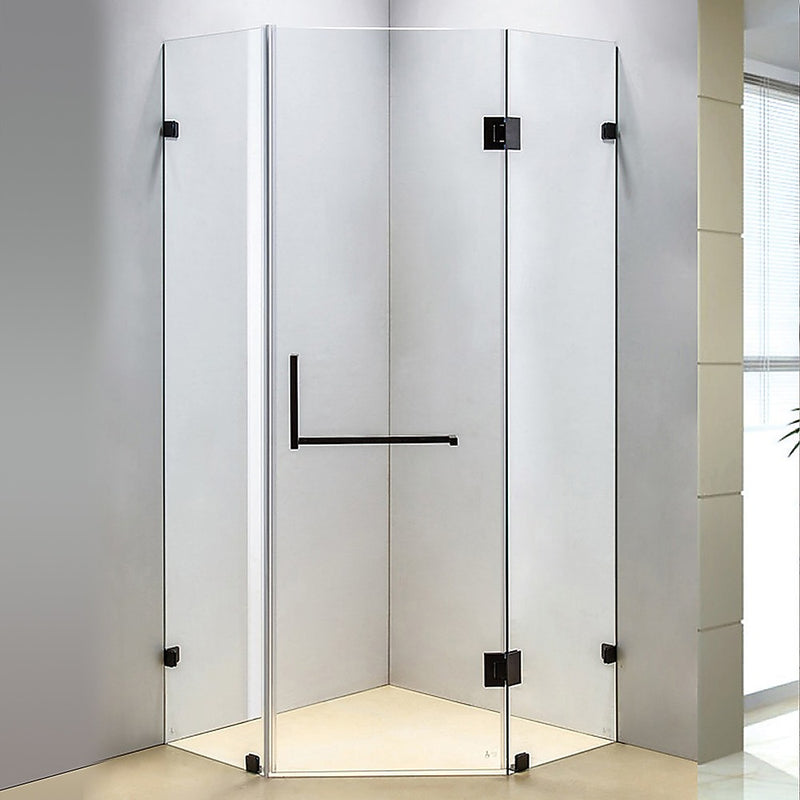 1000 x 1000mm Frameless 10mm Glass Shower Screen By Della Francesca