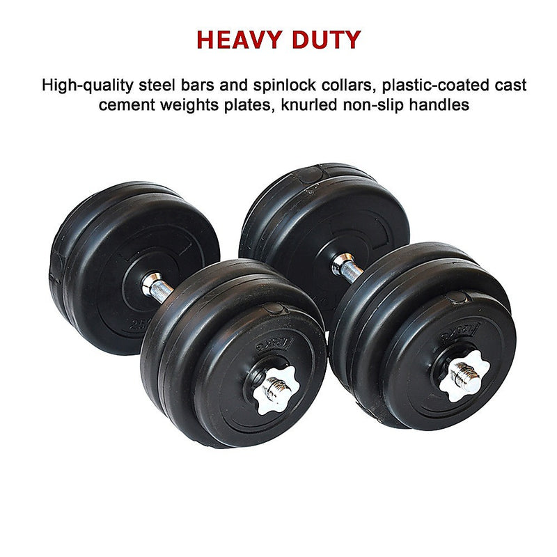 30KG Dumbbell Adjustable Weight Set