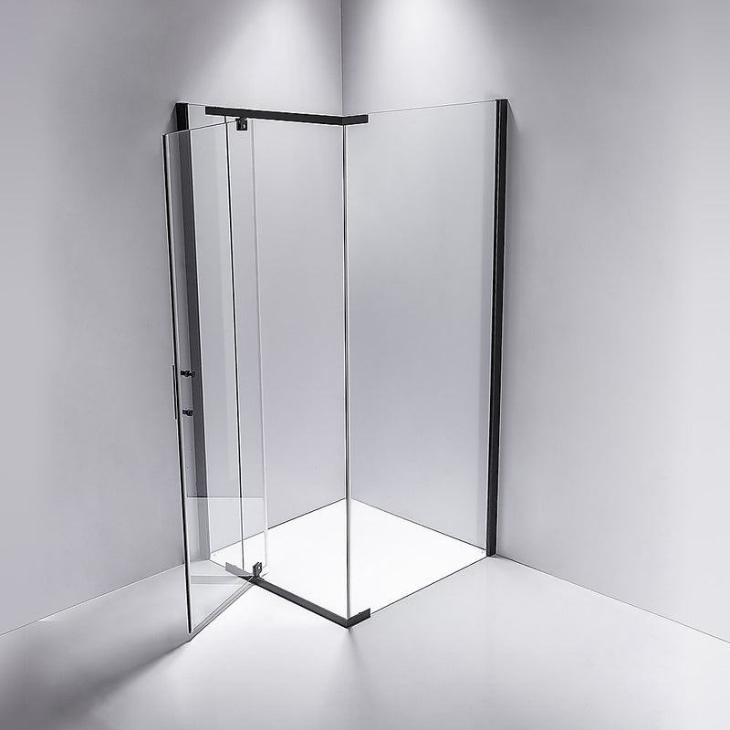 Shower Screen 1200x700x1900mm Framed Safety Glass Pivot Door By Della Francesca