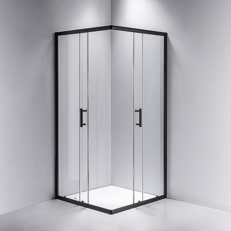 900 x 1000mm Sliding Door Nano Safety Glass Shower Screen By Della Francesca