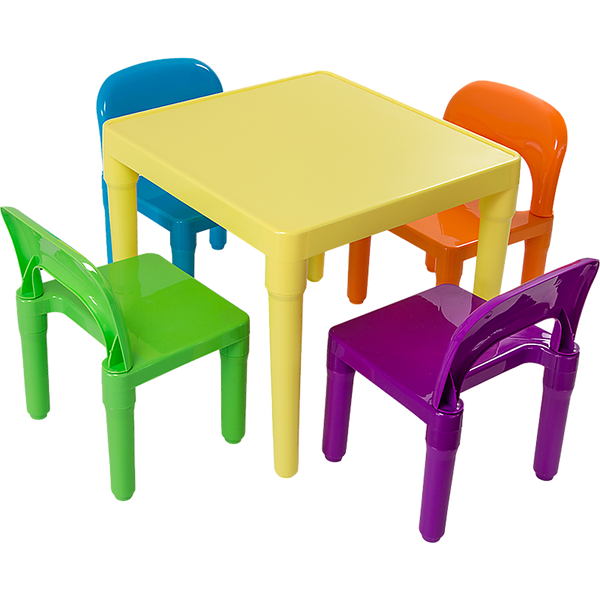 Kids Table and Chairs Play Set Toddler Child Toy Activity Furniture In-Outdoor