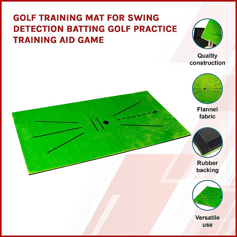 Golf Training Mat for Swing Detection Batting Golf Practice Training Aid Game