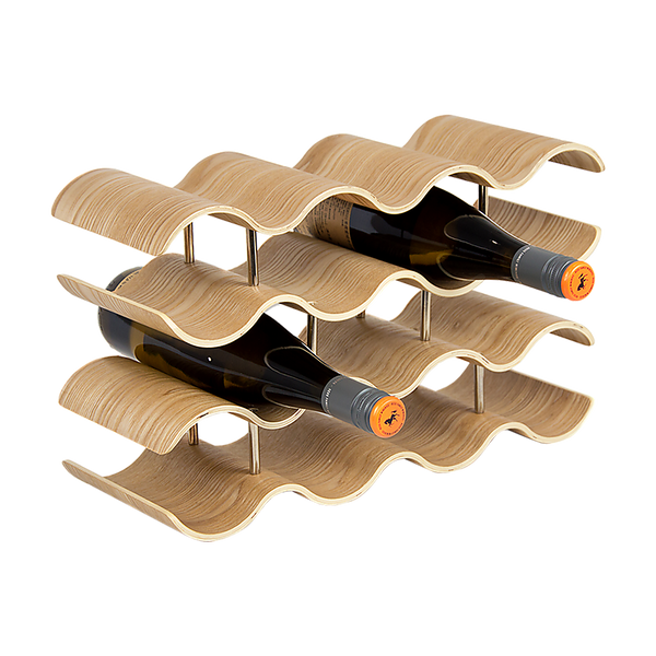 Wooden Wave Wine Rack/Creative Home Grape Wine Holder Shelf Cabinet/Bottle Rack