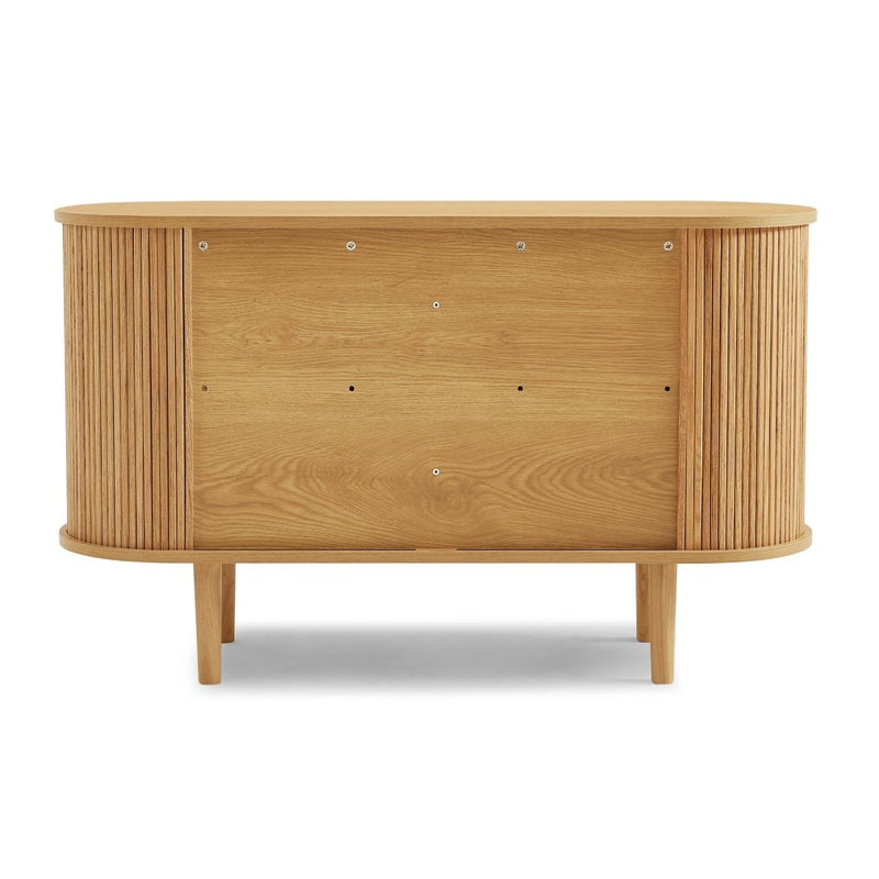 Tate Column Wooden Sideboard Table in Natural